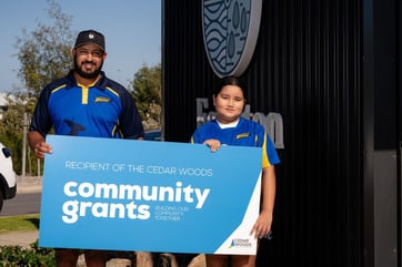 Cedar Woods Community Grants Program supporting local schools, clubs and volunteer groups across Australia.