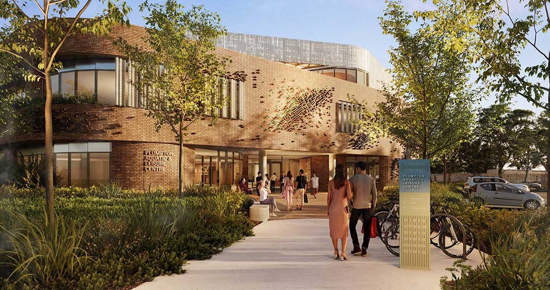  artist's impression of the upcoming Plumpton Aquatic and Leisure Centre
